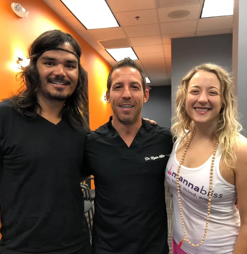 dr ryan alter, with lovely couple smiling