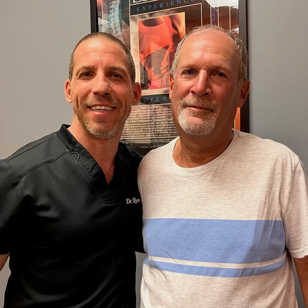 Art Trager with Dr. Alter in Delray Beach