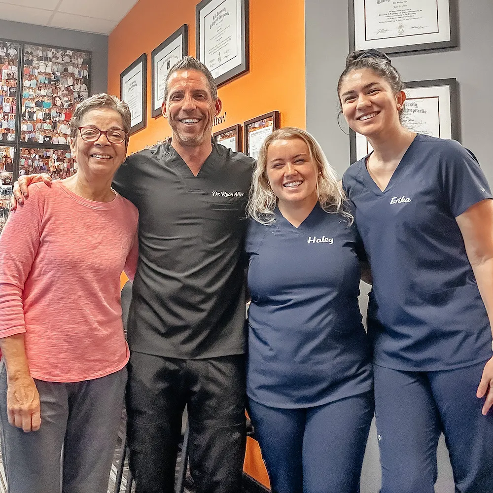 Ingrid Morroy with Alter Chiropractic team