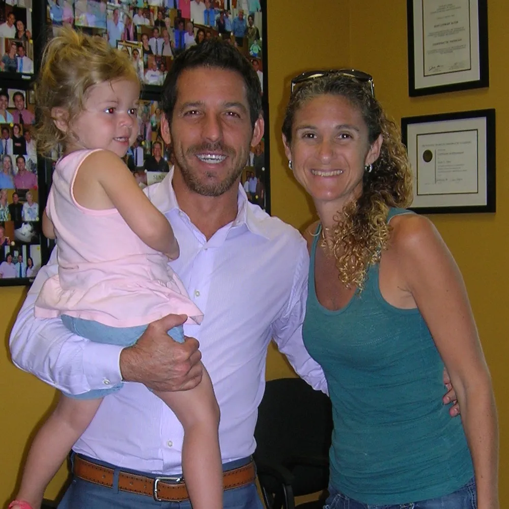 Jennifer Adams and her baby at Alter Chiropractic