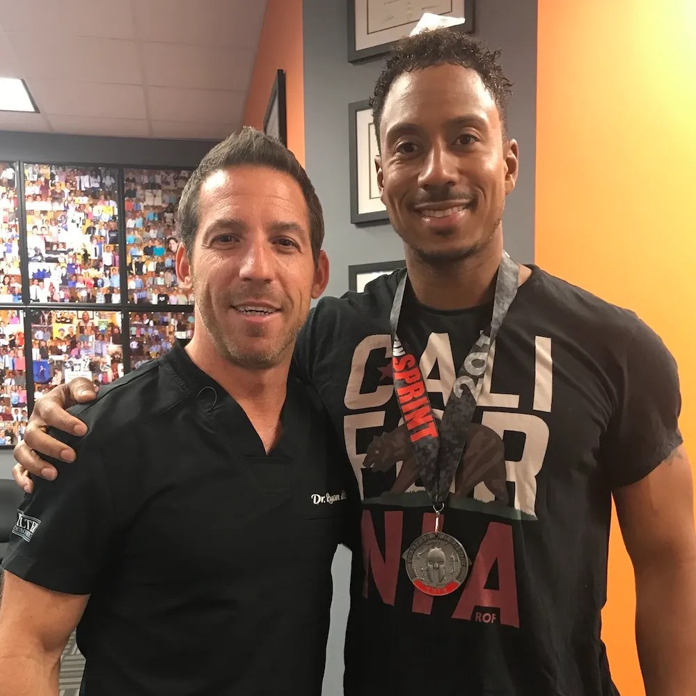Stephen Simmons with Dr. Ryan Alter
