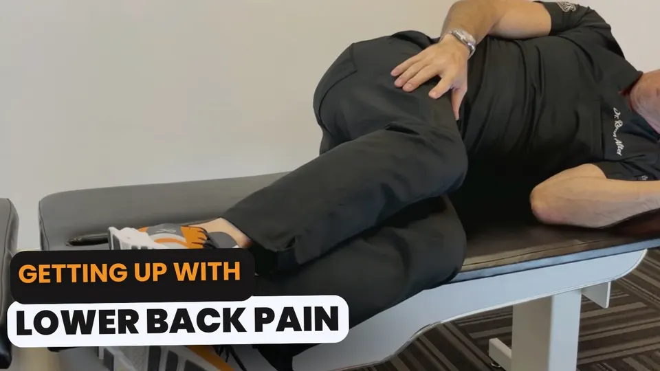 How To Get Up With Low Back Pain